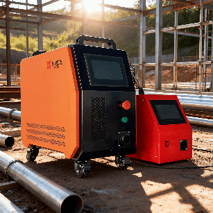 آلة لحام ليزر محمولة ذكية بقدرة 800 وات 1200 وات ومبردة بالهواء لتطبيقات الصفائح المعدنية الرقيقة